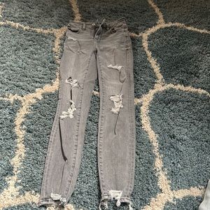 American eagle stretchy/skinny ripped jeans.